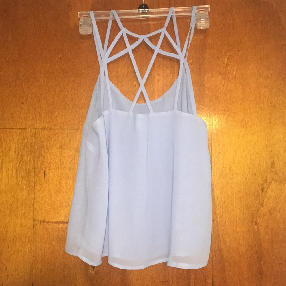 Baby blue blouse - Picture 3 of 4